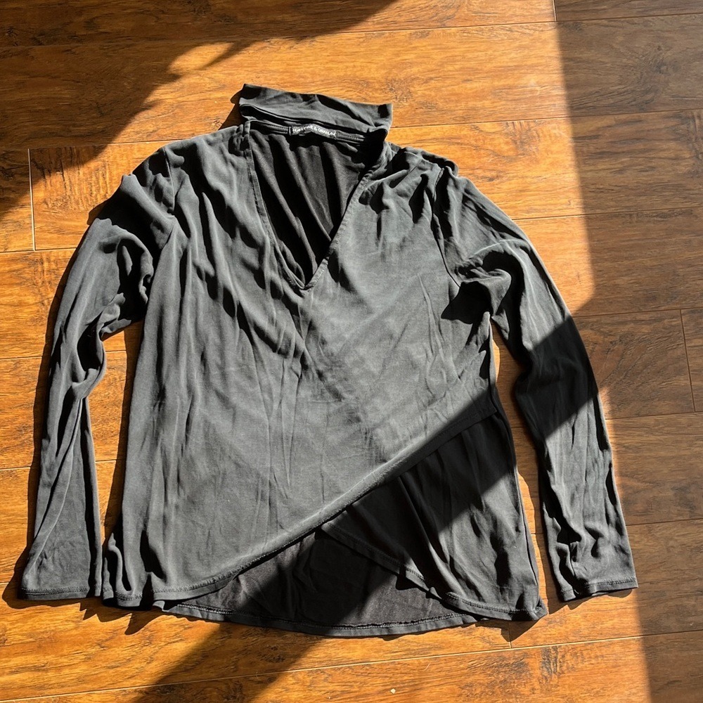 Harlowe & Graham Black‎ Wrap Top